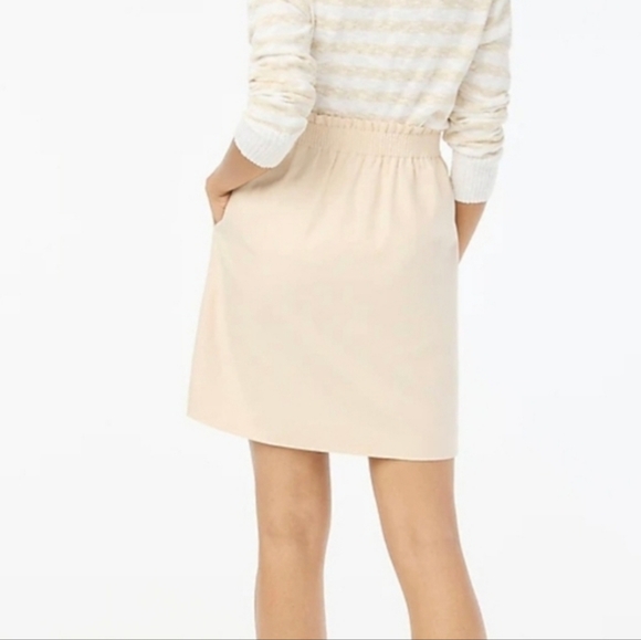 🌟7/25$ J Crew Linen-Cotton Blend City Skirt - Picture 3 of 9